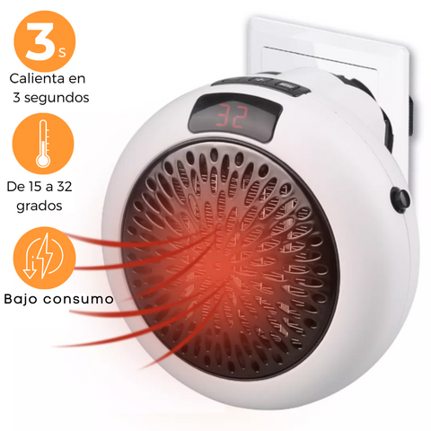 Calefactor Termocerámico Portátil HeatFan™