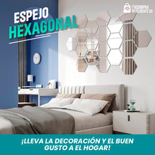 Espejo Hexagonal / Decora Tus Espacios ( 10 Piezas )