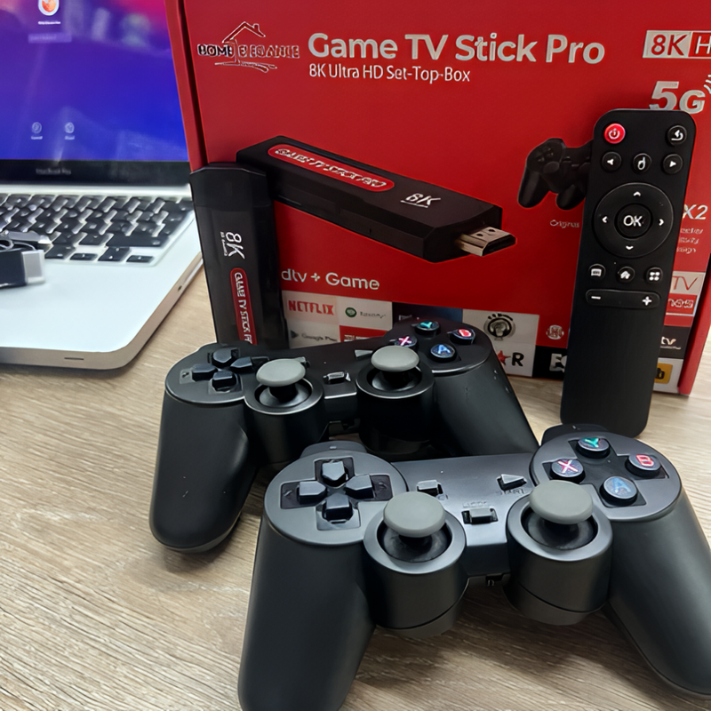 CONSOLA RETRO GAME STICK + TV BOX 8K